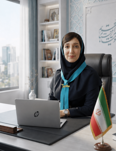 سرکارخانم سهیلا ابراهیمیان،معاون پرورشی،لقمان حکیم اصفهان